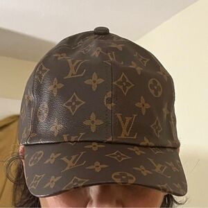 Elegant Brown Monogram Cap